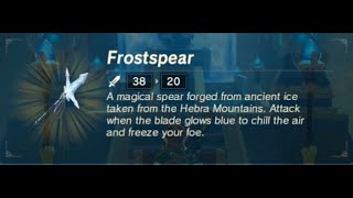 Frostspear Respawn Location Zelda Botw