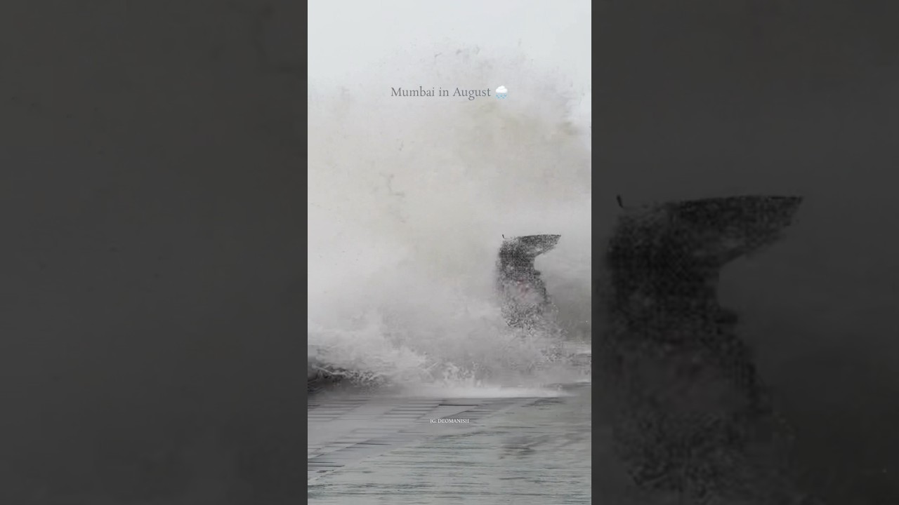 Red Alert in Mumbai ⛔️#mumbai #redalert #heavyrain #monsoon #mumbairains #mumbainews #2025 #august