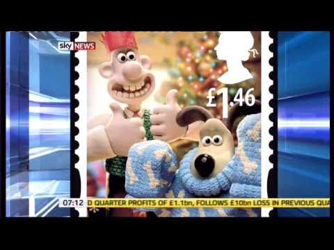 Wallace and Gromit to appear on Christmas stamps