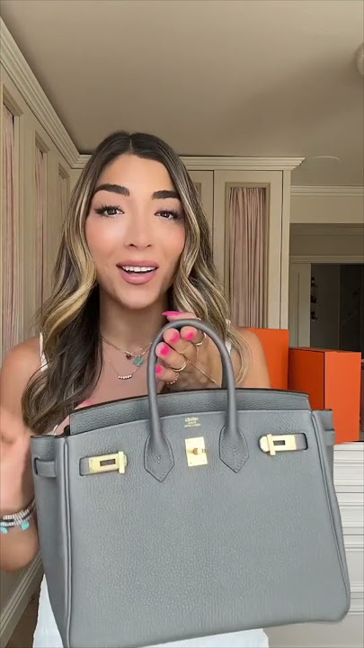 Unbox my Hermes bag with me .. 