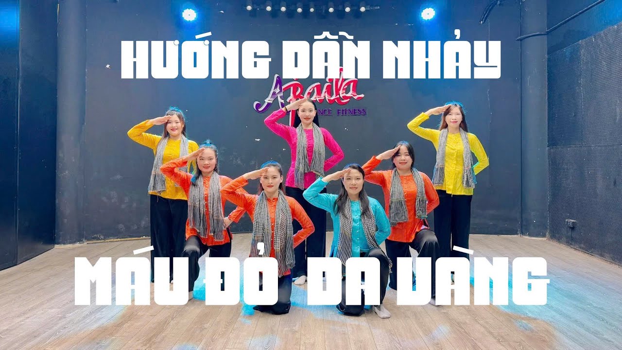 Hướng dẫn nhảy cùng hướng MÁU ĐỎ DA VÀNG | ZUMBA DANCE | CHOREO BY BẢO LINH