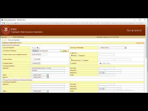 how to register new employee in ESIC/ How to register employee having IP number PART 6