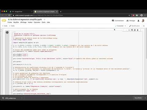 [PYTHON] La loi d'ohm