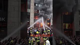 Lagos Island on fire