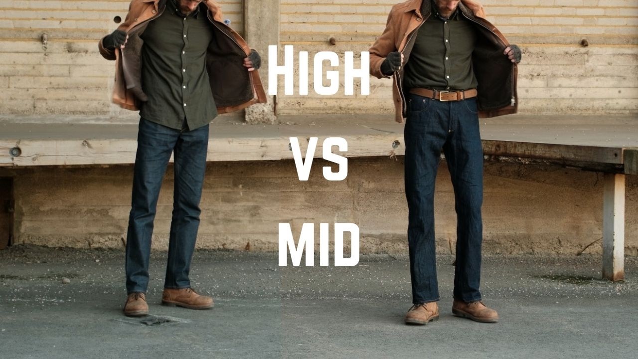 High Rise vs Mid Rise Jeans - Which One Looks Better? - YouTube