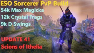 😈ESO Sorcerer PvP Build😈 U41 Scions of Ithelia l Dizzying Swing Is Back l Written Build on Discord