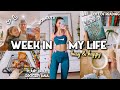 WEEK IN MY LIFE: WORKOUTS, HEALTHY FOOD, & REUNITED WITH MY BOYFRIEND!! (4 months long distance)