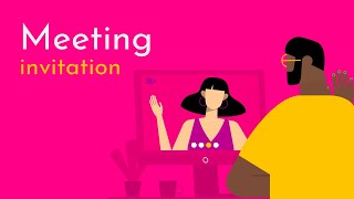 Meeting Invitation Video Template (Editable)