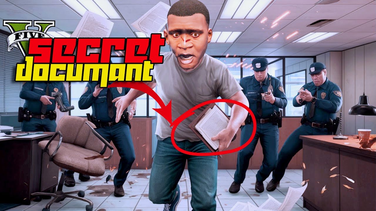 Franklin's Riskiest Heist | Stealing a Secret Police Document🔥