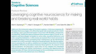 2022 Baubang Leveraging cognitive neuroscience for making and breaking real-world habits