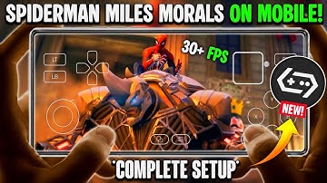 🤯 Play Spiderman Miles Morals on Mobile [Offline] | Gamehub V5.2.1 New Update Full Setup & Game Test