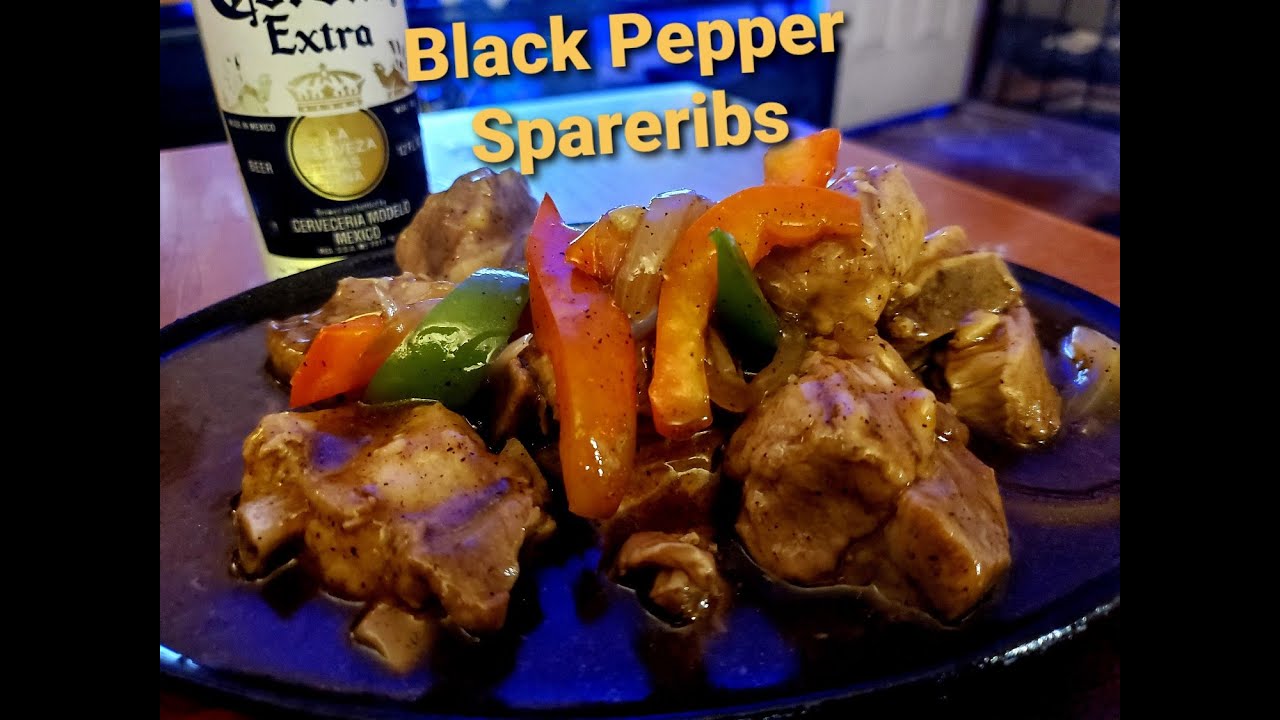 Black Pepper Spareribs - YouTube