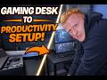 My Desk Setup Upgrade – Gaming to Productivity in Tight Spaces