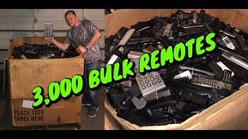 3,000 Bulk Remote Controls to Sell on Ebay & Amazon