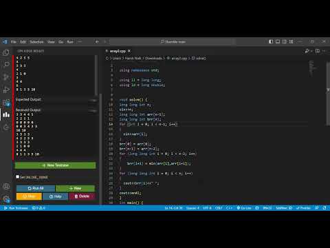 C. Restore the Array | Codeforces Round 863 (Div. 3) | codeforces c++ solution