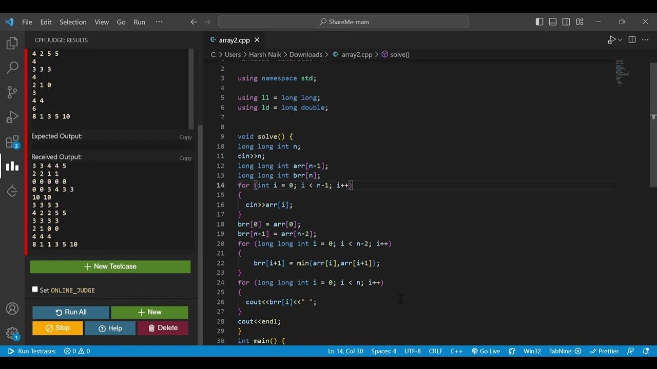 C. Restore the Array | Codeforces Round 863 (Div. 3) | codeforces c++ ...