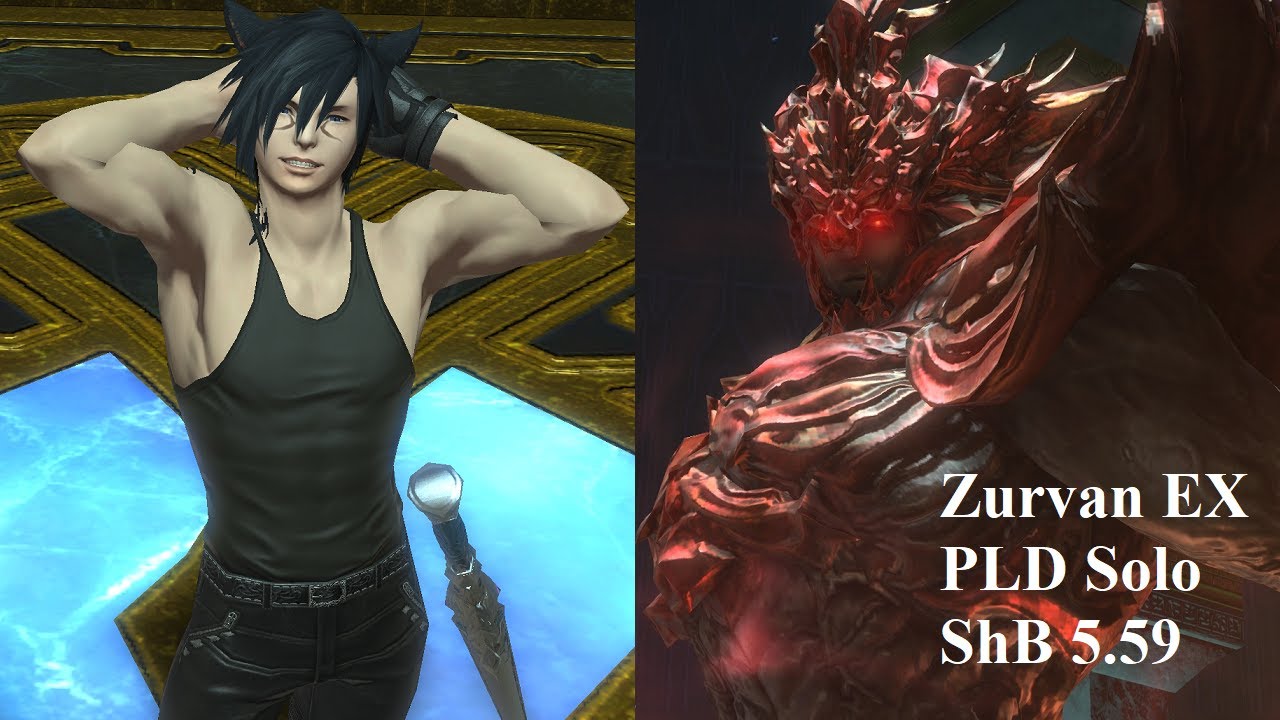 Final Fantasy XIV: Zurvan EX Solo (ShB 5.58) - PLD (No Echo) iLvl 514 + Firebird Mount Scene