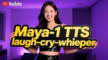 Laugh, cry & whisper — Maya-1 TTS does it all! local comfyui