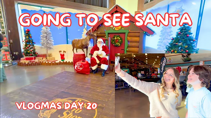 GOING TO SEE SANTA!!! | PICKING UP LAST MINUTE GIFTS | Vlogmas Day 21 | Family 5 Vlogs