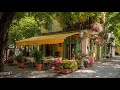 Street Cafe Corner with Elegant Fall Jazz Music   Peaceful Jazz for Work, Study & Stress Relief
