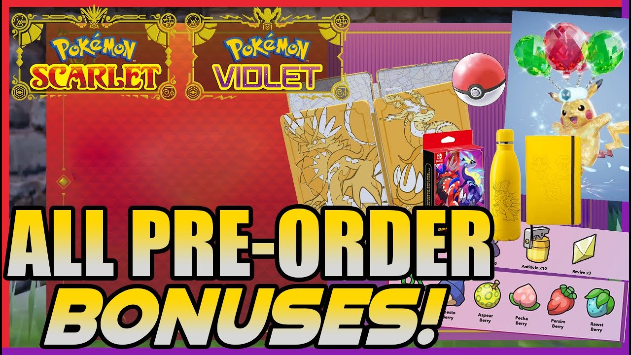 Pokémon Scarlet and Violet Pre-Order Bonus: How to Get Special Pikachu