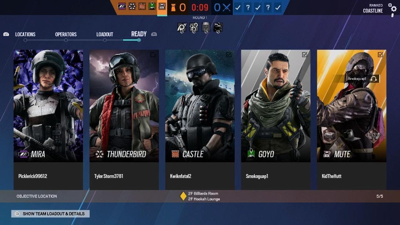Tom Clancy's Rainbow Six Siege Ranked Match with my Siege Bros - YouTube