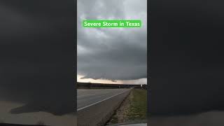 Storm Chasing In Texas On Thursday shorts stormchasing weather