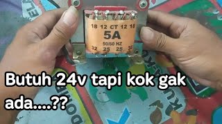 how to make a 24v adapter, simple power supply