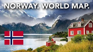 NORWAY. WORLD MAP.