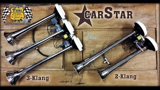 Car Star 2-Klang oder 3-Klang Wechselklang-Horn 