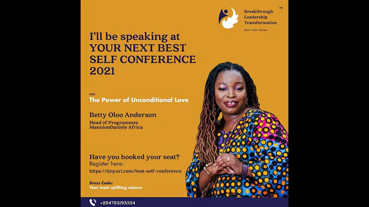 The Power of Unconditional love by Betty Oloo-Ande...
