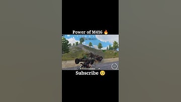 Power Of M416 🔥 || Fastest 1v3 clutch ⚡ #pubgmobile  #short #shorts #virelvideo