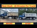 BIG Truck Fleet Wash - Pressure Wash Business - Side Hustle