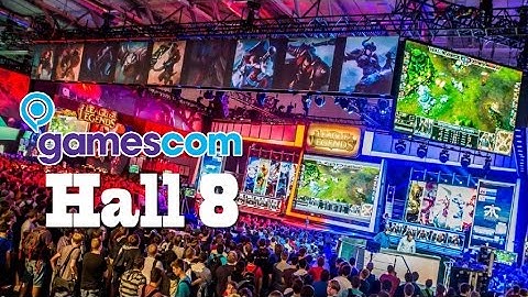 gamescom 2014 - Hall 8 Tour - Riot Games, Alienware, Wargaming [1080p]