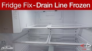 Fixing Samsung Fridge Ice Buildup and Leaking Water under Crisper Tray