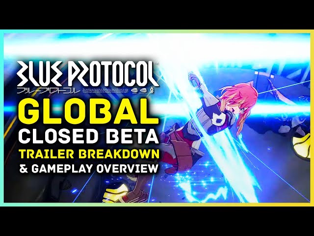 Blue Protocol Unveils New English Gameplay Overview Trailer