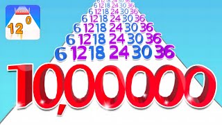 NUMBER MASTER RUN 3D GAME vs POPCORN 🍿 BURST ASMR Gameplay Android iOS. Satisfying Games. screenshot 3