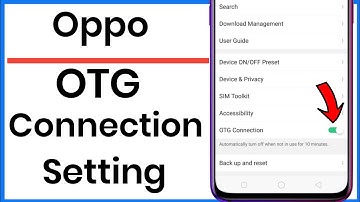 How To On Otg Connection In Oppo | Oppo A31 Otg Option