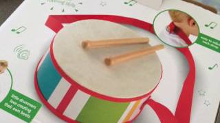 Toy Review ELC Wooden Drum | Our little drummer girl ?