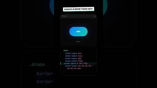 CSS Border Radius in 5 Seconds⚡️#css #programming #coding #html