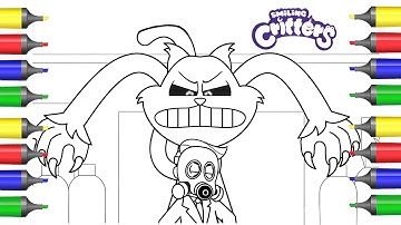 smiling critters 2d vs 3d / POPPY PLAYTIME new coloring book / NCS