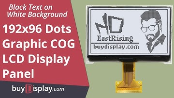 2.8 inch Low Cost White 192x96 Graphic LCD COG Display ST75256 SPI