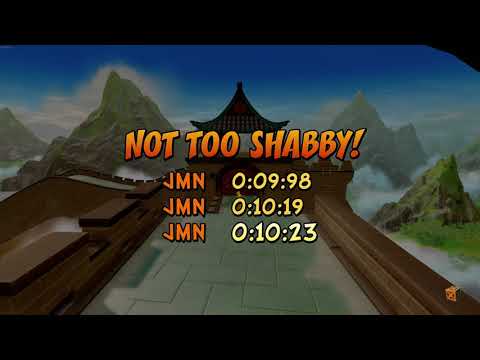 [Crash Bandicoot 3: Warped] Orient express Time Trial warp glitch 10:23
