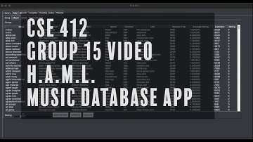 CSE 412 H.A.M.L. Group 15 Final Application Demo