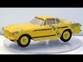 Corgi restoration Volvo 1800 The Saint nr 258. Diecast car. Making glass