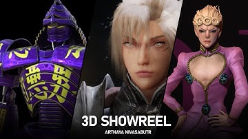 3D Modelling and Texturing Showreel