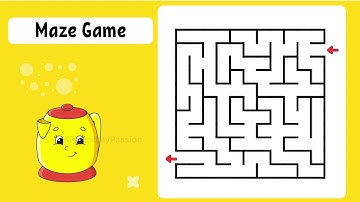 Easy Maze game for Children | Concentration Game