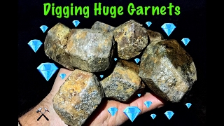 Digging for Large Garnet Crystals in North Carolina 