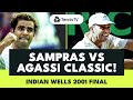 Pete sampras vs andre agassi classic title showdown  indian wells 2001 final highlights