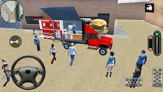 Donut, Ice Cream and Burger Delivery - Food Truck Driving Simulator - Android Gameplay screenshot 1